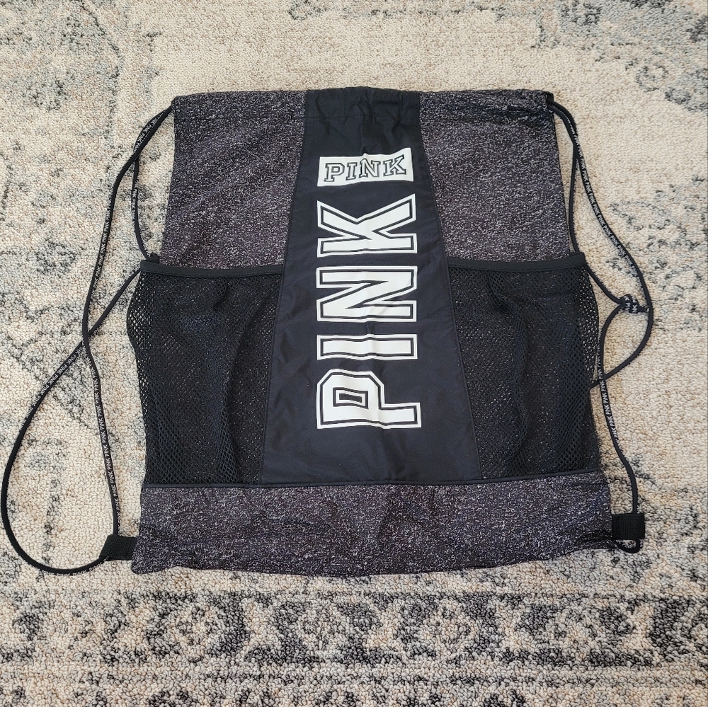 PINK drawstring bag